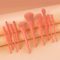10 Make-up Pinsel in Pastellfarben