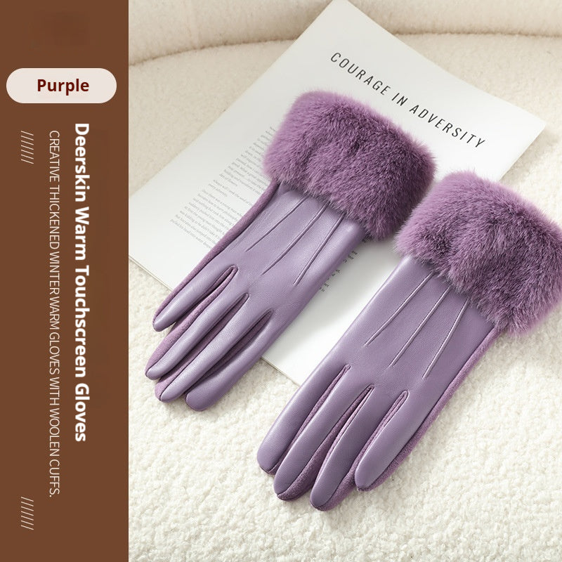 Warme, weiche Handschuhe für Damen