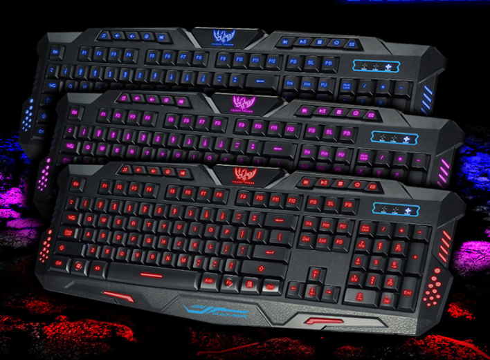 Mechanische Gaming-Tastatur mit dreifarbiger Beleuchtung – Bild 3 | LuxeStyle