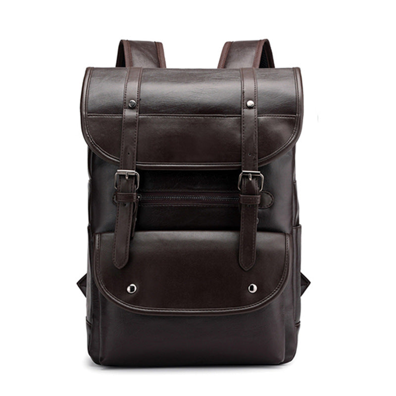 Retro Business-Reiserucksack, schwarz – Bild 3 | LuxeStyle