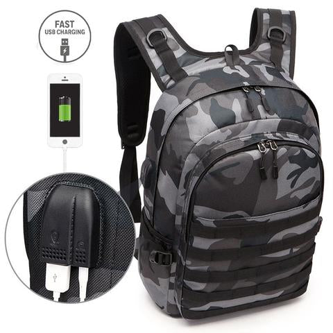 USB Camouflage Rucksack – Bild 6 | LuxeStyle
