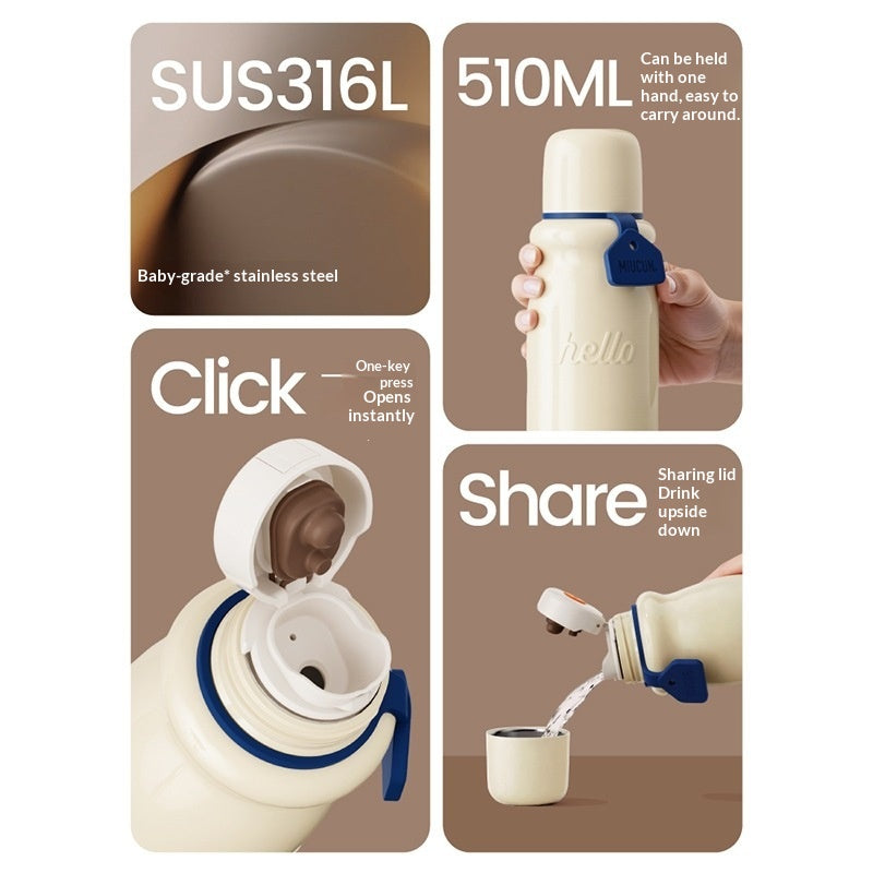 Mini Milchflasche Thermos