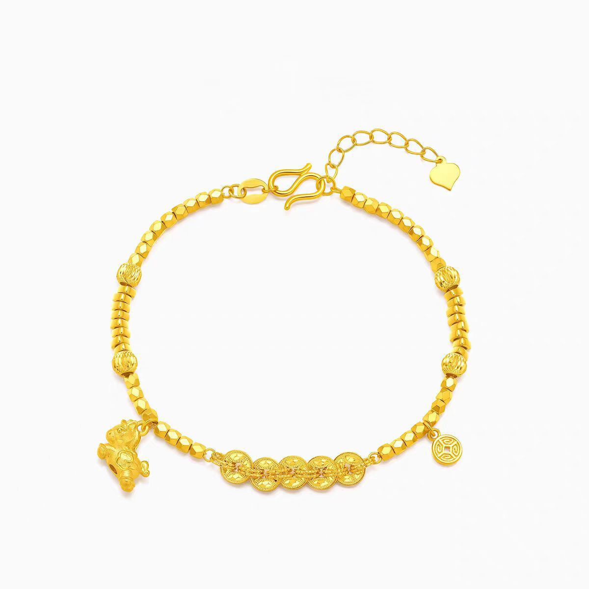 Vergoldetes Messingarmband mit Pferdemotiv – Bild 6 | LuxeStyle