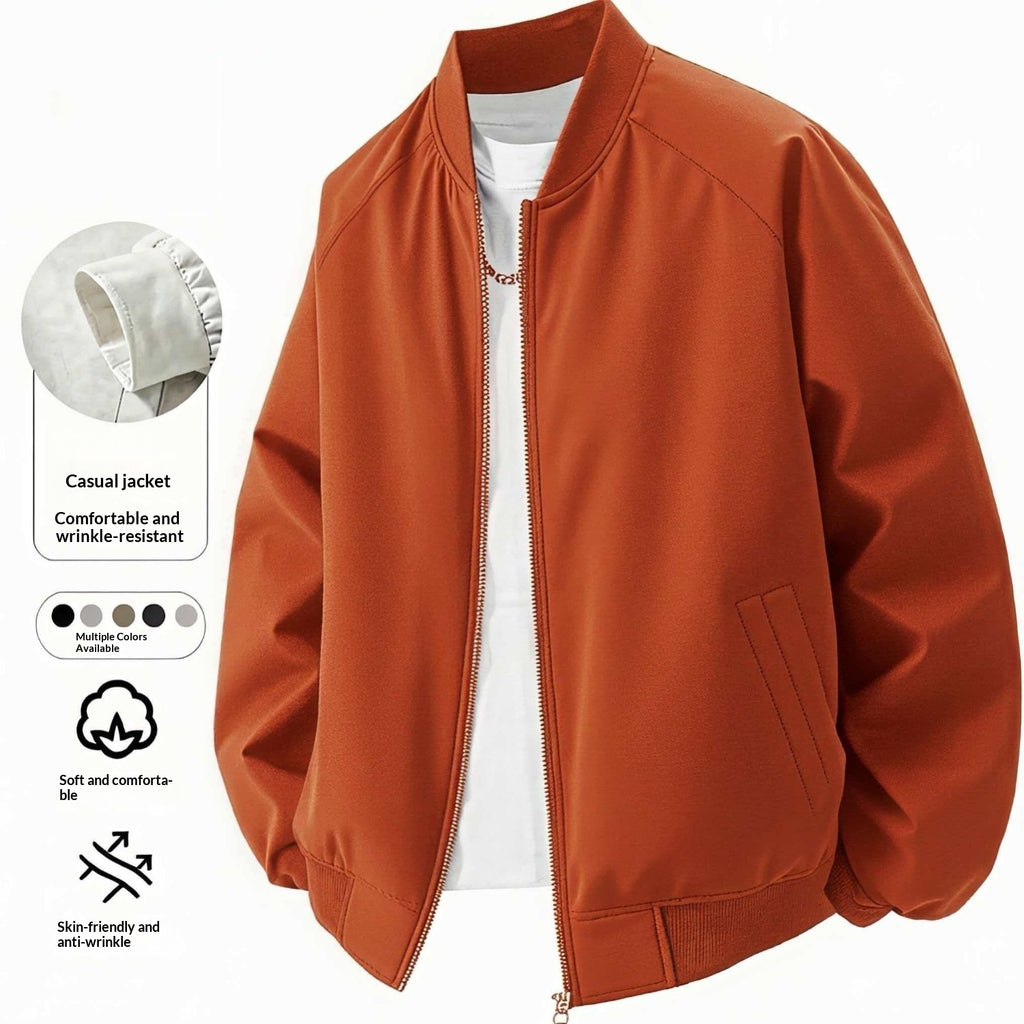 College-Jacke mit Baseballkragen für Herren – Bild 4 | LuxeStyle