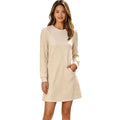 Kapuzenkleid mit Tasche – Bild 1 | LuxeStyle