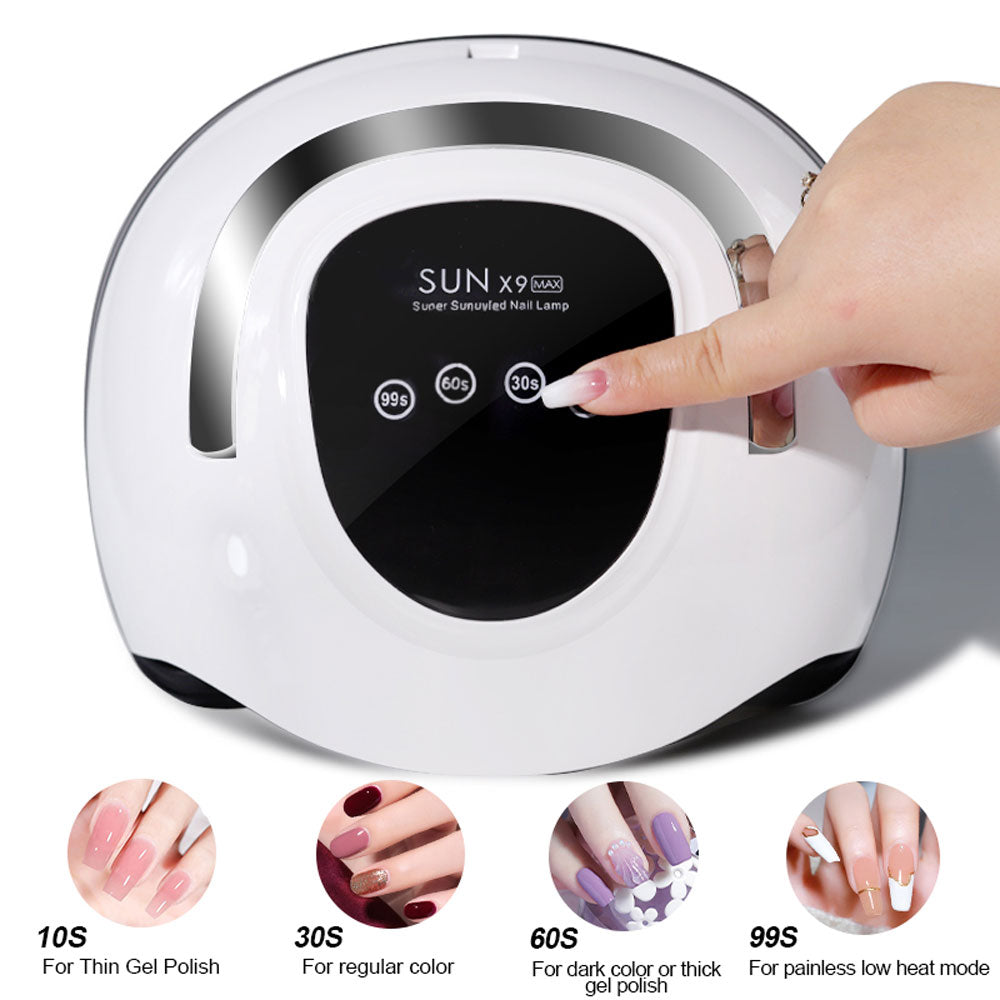 UV/LED Nagellampe mit Sensor und 4 Timern
