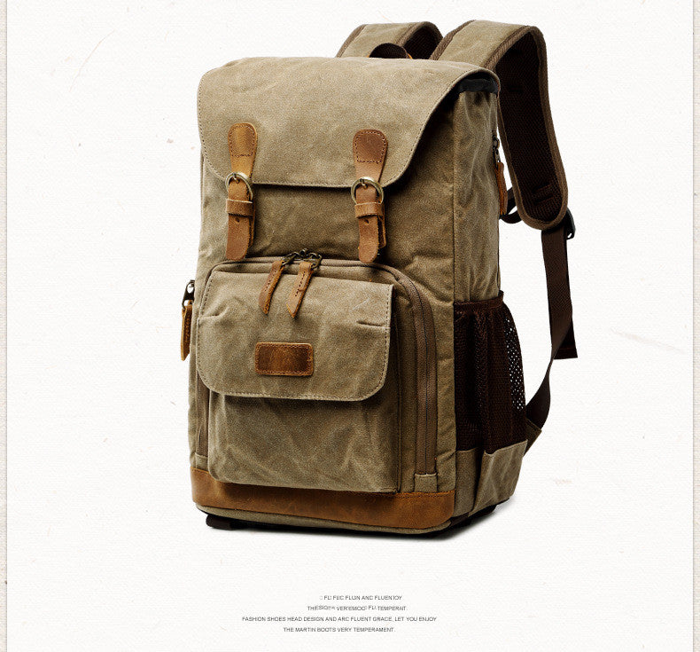 Kamerarucksack aus Baumwolle – Bild 3 | LuxeStyle