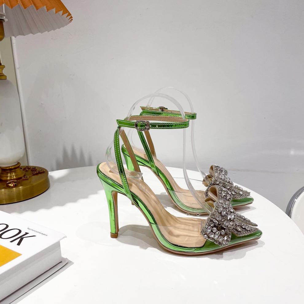 Elegante Stiletto-Sandalen mit Strass – Bild 2 | LuxeStyle