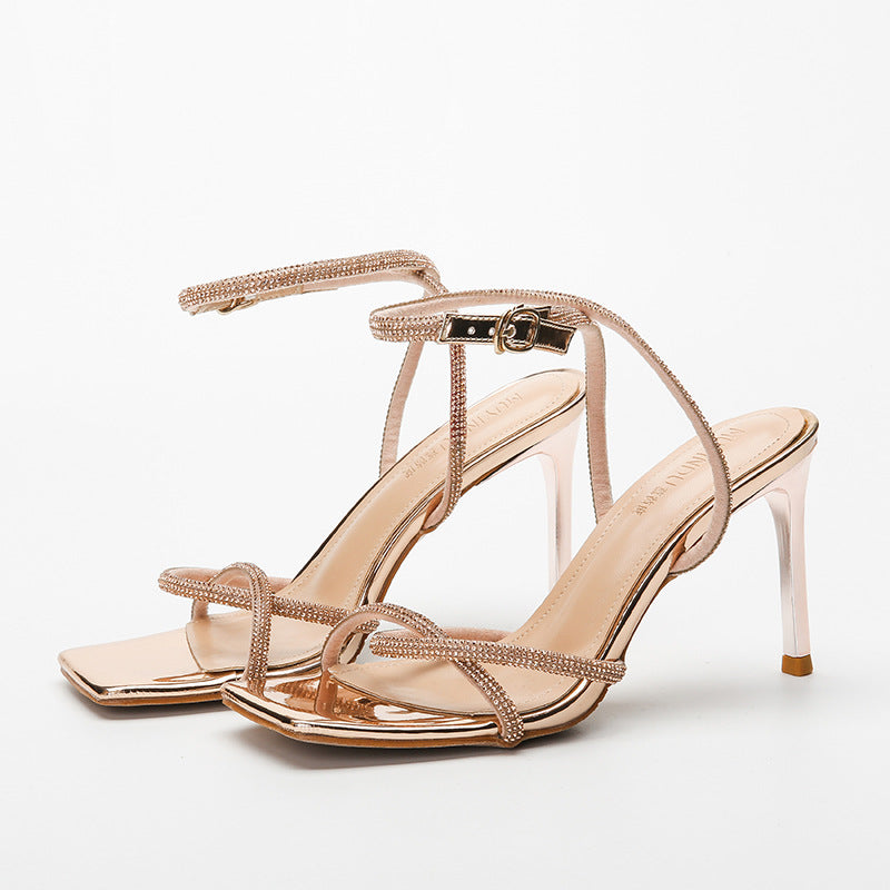 High Heel Sandalette mit Riemchen – Bild 5 | LuxeStyle