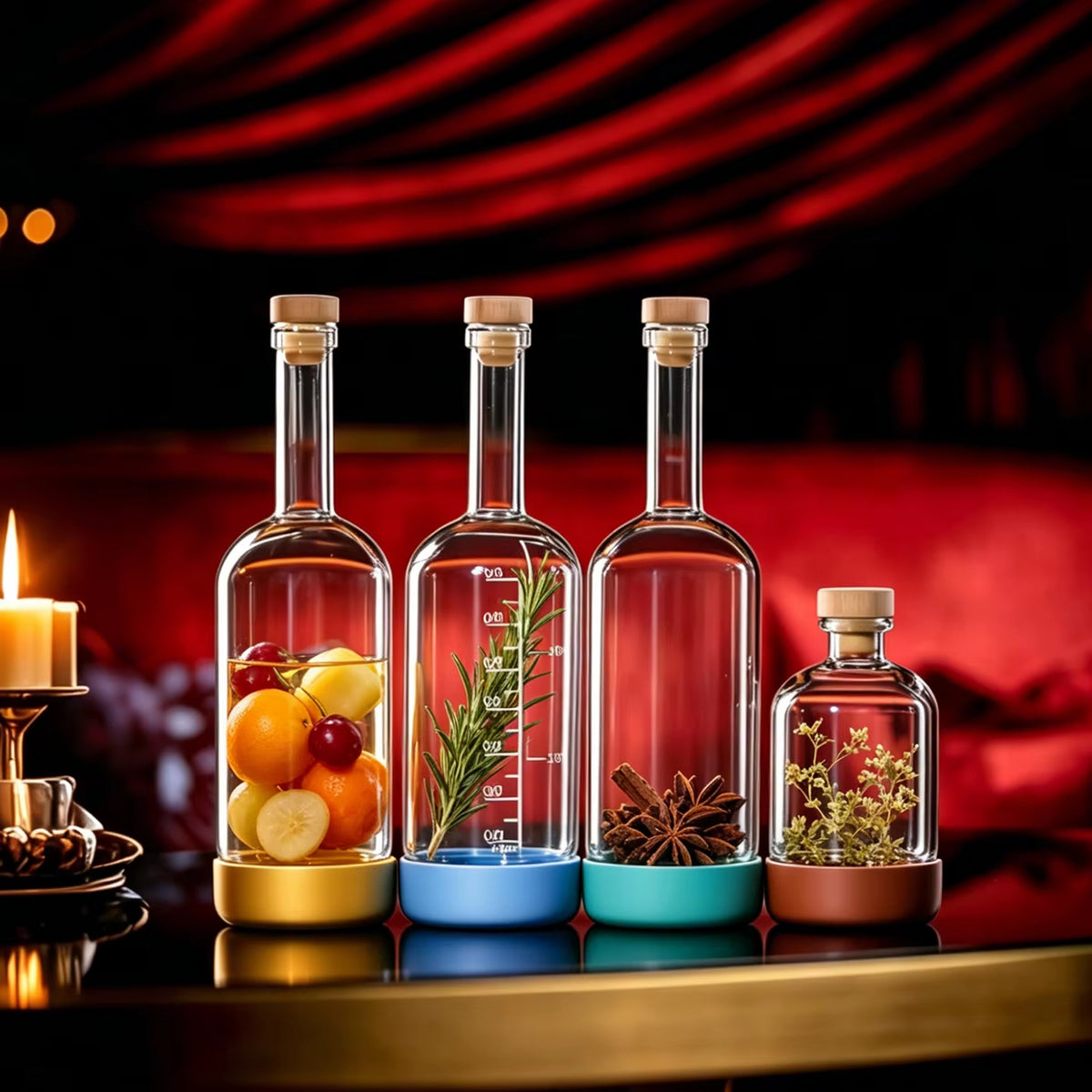Glasflasche für Wein oder Saft – Bild 7 | LuxeStyle