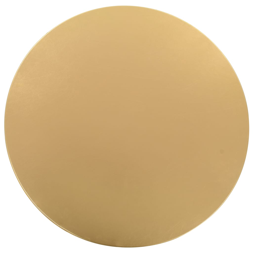 2er-Set Stretch-Tischhussen, Gold, Ø 80 cm