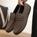 Herren Penny Loafers aus Canvas