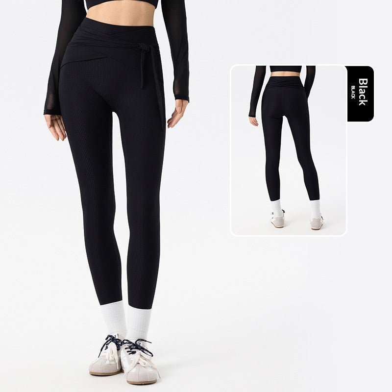 High-Waist Yoga Leggings mit Shaping-Effekt