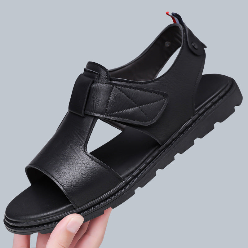Herren Freizeit-Sandalen aus Kunstleder