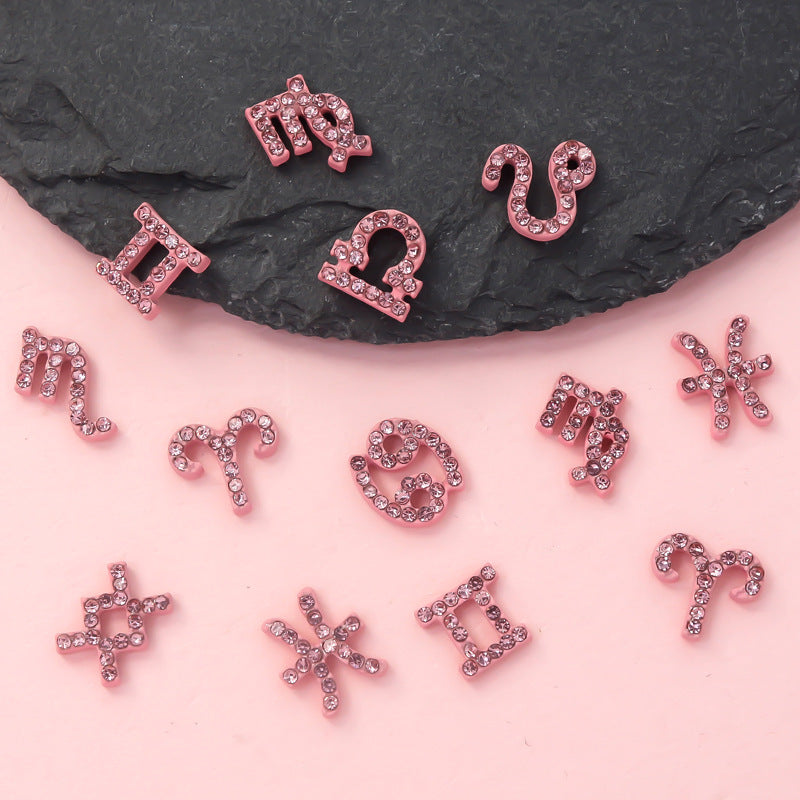 12 Sternzeichen Nagel-Deko Set (10 Stk.)