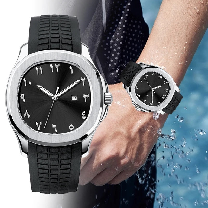 Wasserdichte Quarz-Armbanduhr