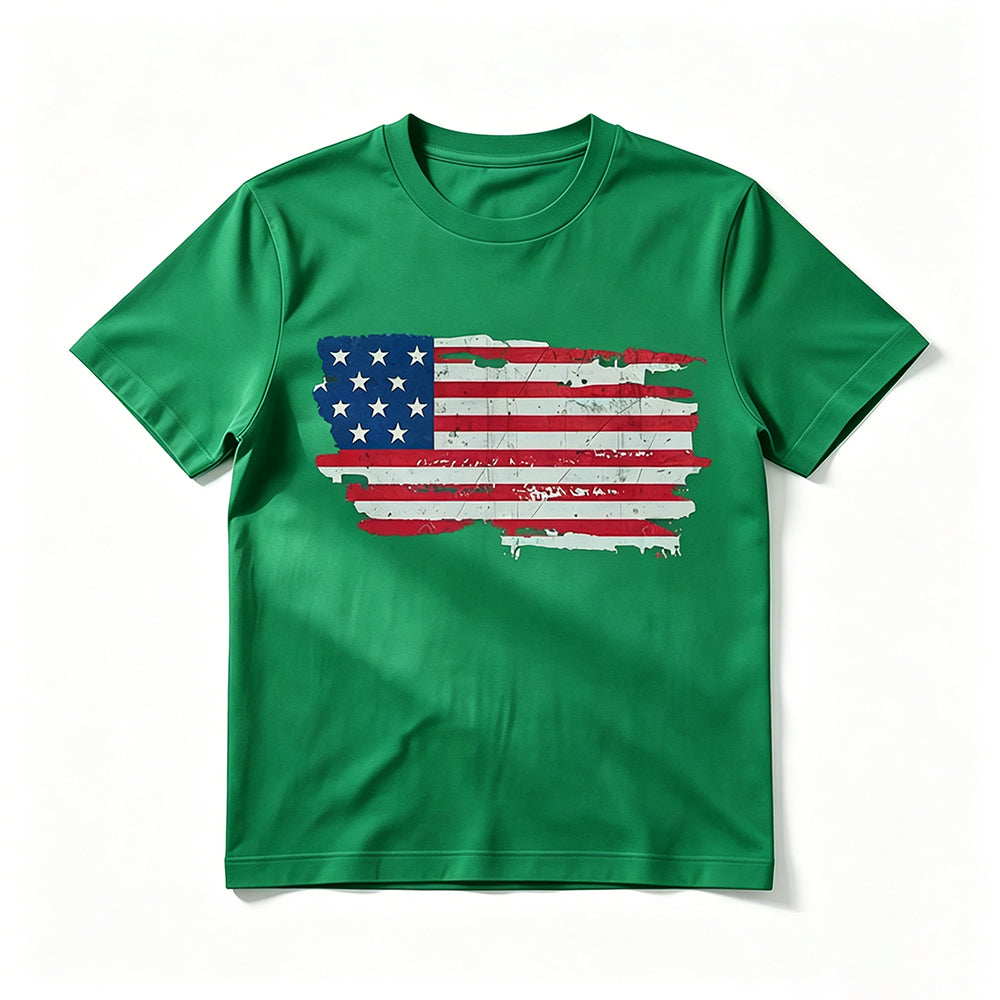 Flaggen-Muster T-Shirt