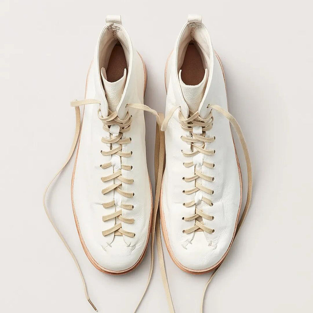 Leder-Freizeitschuhe mit Plateau – Bild 5 | LuxeStyle