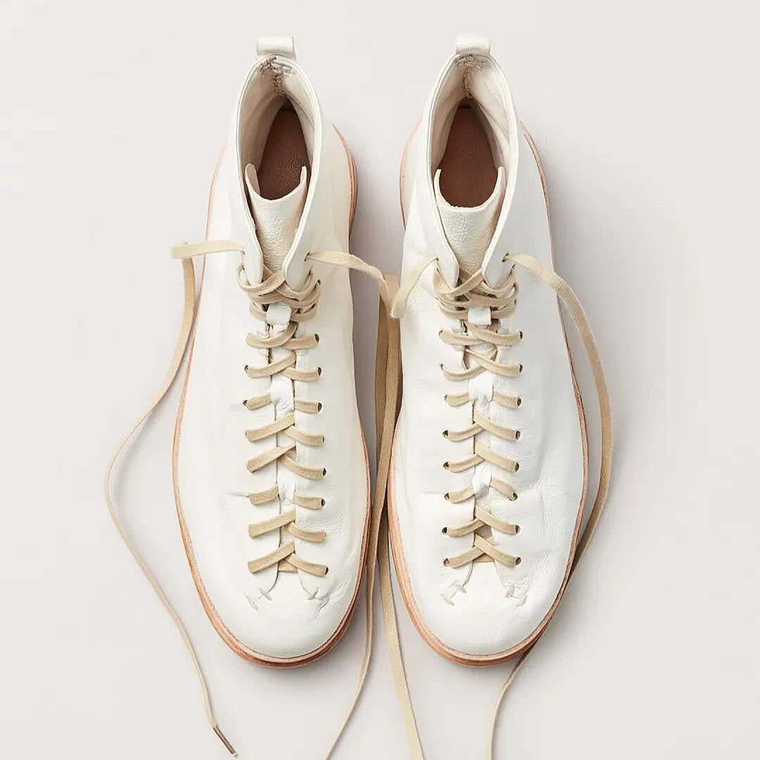 Leder-Freizeitschuhe mit Plateau – Bild 5 | LuxeStyle
