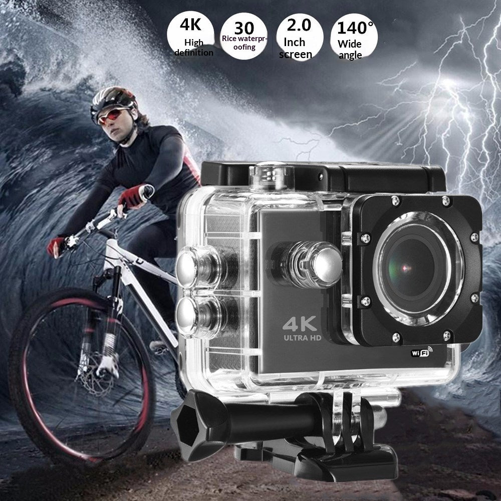 Wasserdichte 4K Action-Kamera für Outdoor & Sport