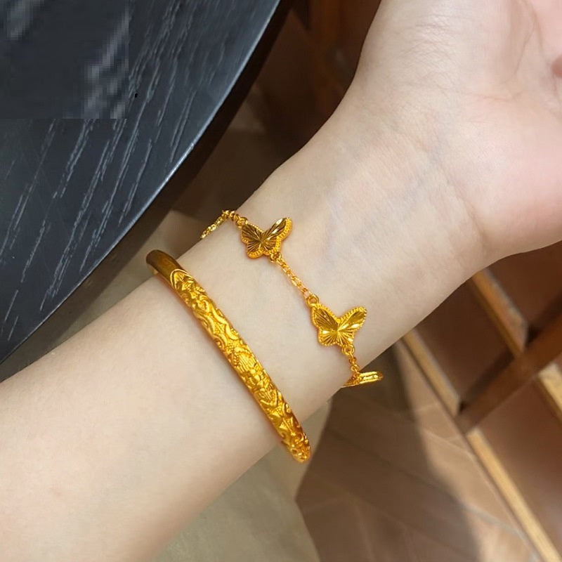 Handgefertigtes Armband mit Zuckerrohrblatt-Muster – Bild 4 | LuxeStyle