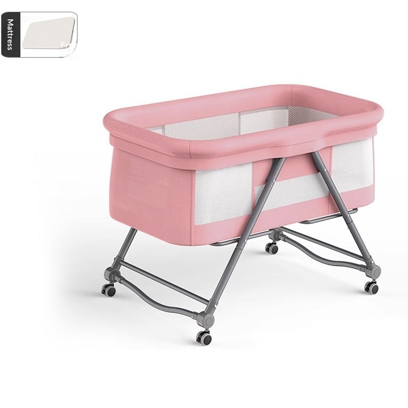 Faltbares Babybett mit Höhenverstellung