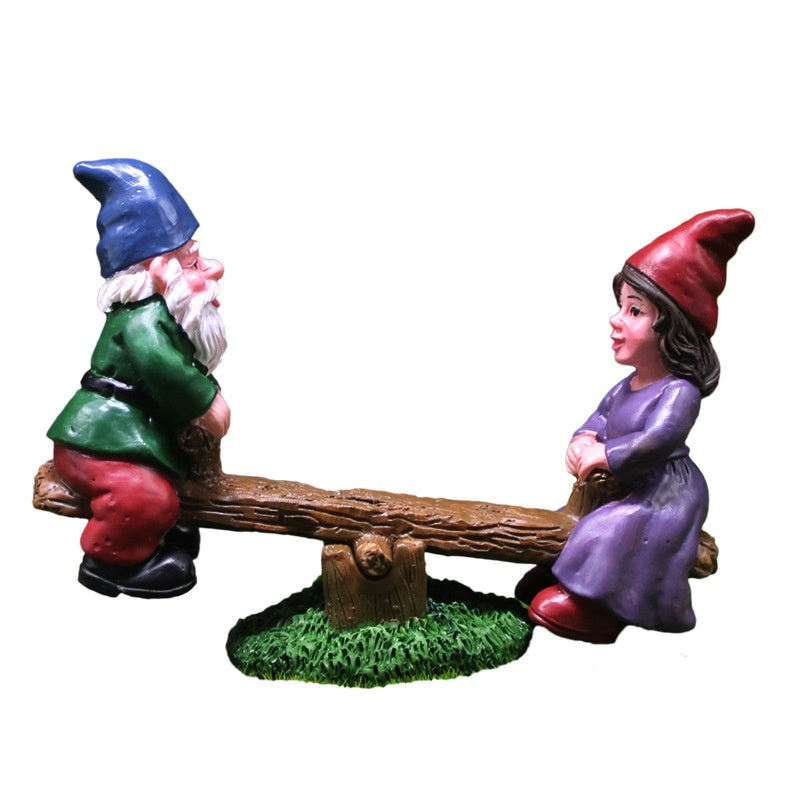 Harz-Wippe für Miniatur-Garten | LuxeStyle