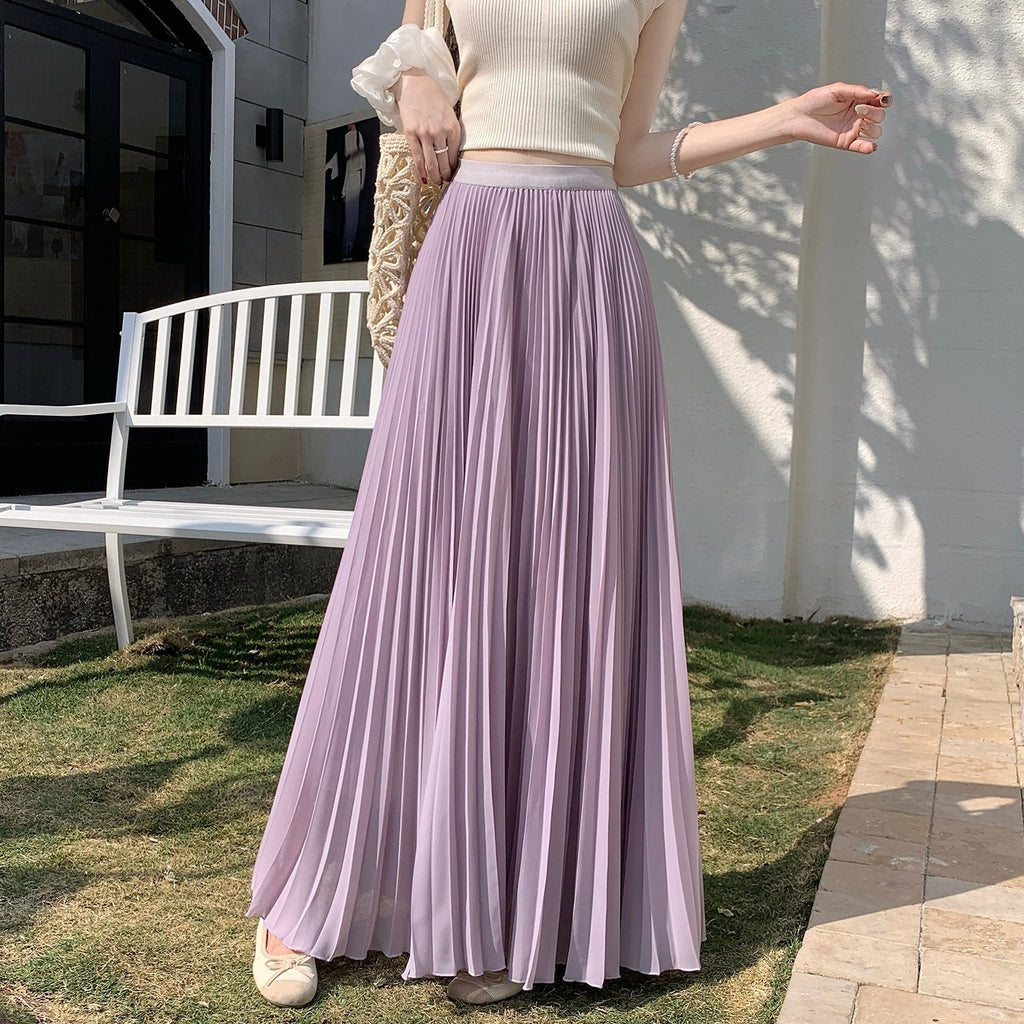 Plissierter Chiffon-Jupe für Damen – Ansicht 5