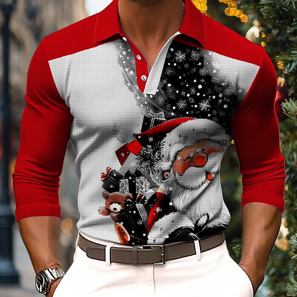 Langarm Polo-Shirt mit Knopfleiste – Bild 6 | LuxeStyle
