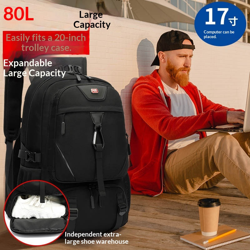 Outdoor Wanderrucksack 80 Liter wasserdicht – Bild 6 | LuxeStyle