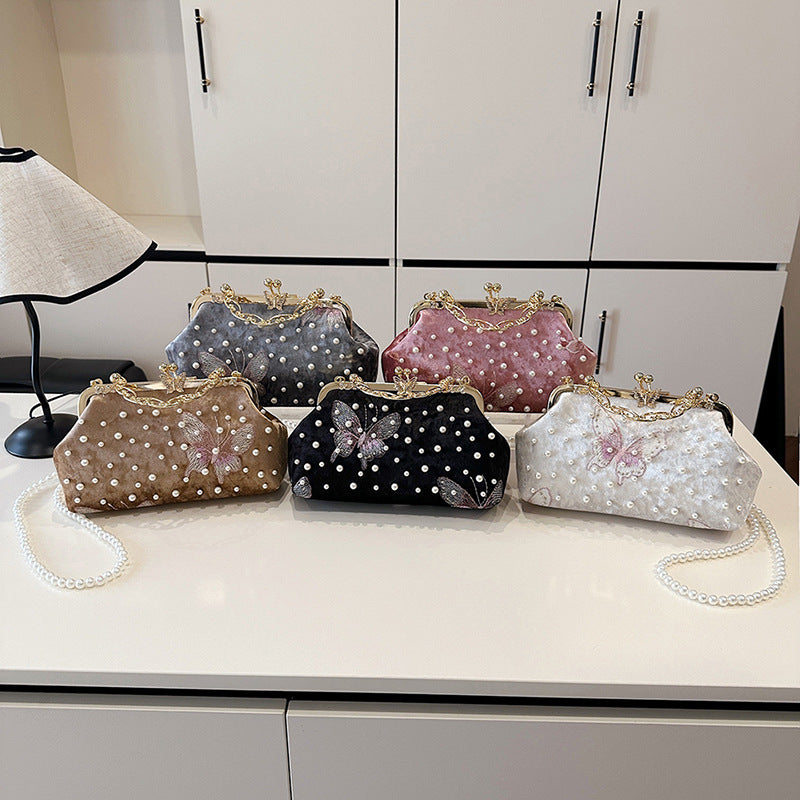 Vintage Abendtasche mit Perlen | LuxeStyle