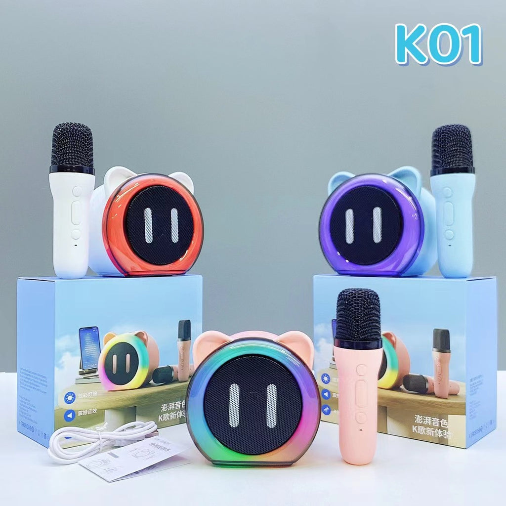 Karaoke Bluetooth Lautsprecher mit Mikrofon