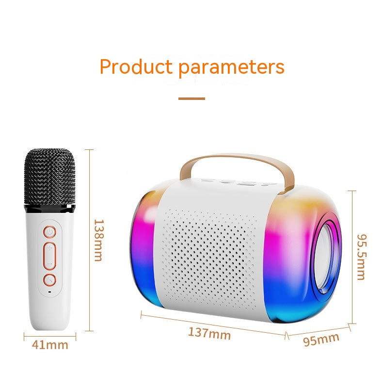 Mini Karaoke Sound Box mit integriertem Bluetooth Mikrofon