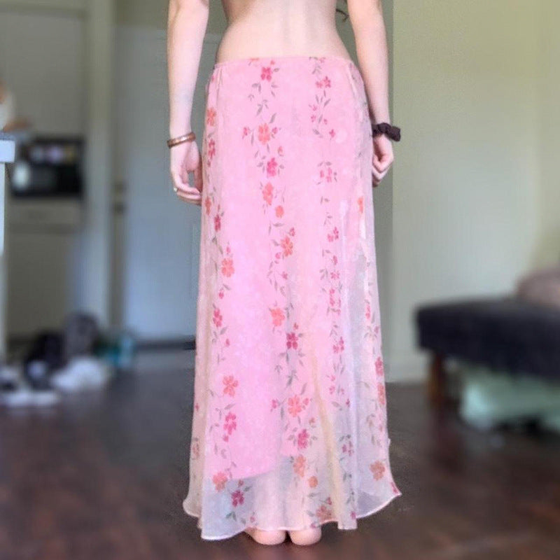 Midi-Kleid mit floralem Print