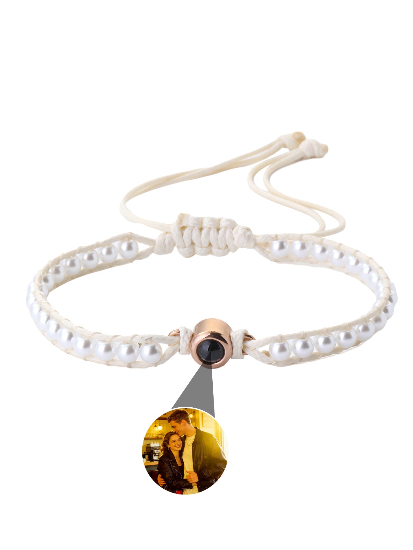 Perlenarmband mit Gravur