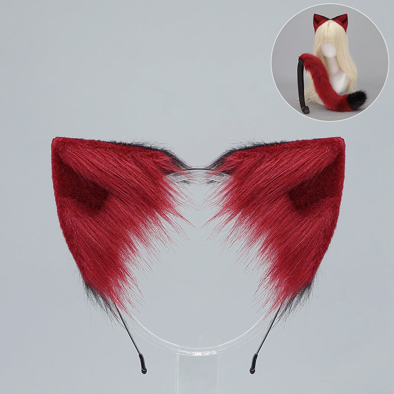 DIY Katzenohren-Haarreif und Katzenschwanz-Set