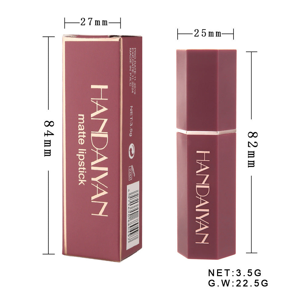 6‑Farben wasserfester Nude‑Matt‑Lippenstift – Bild 9 | LuxeStyle