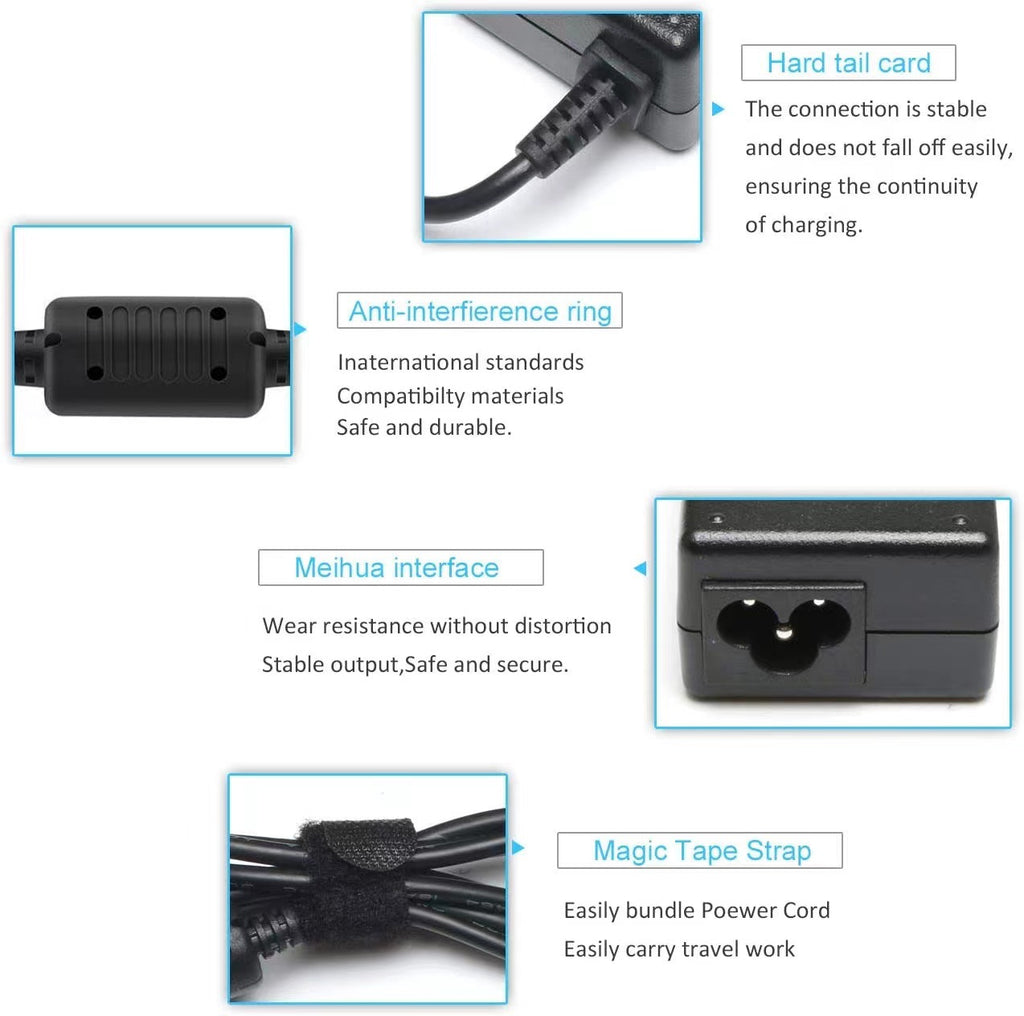 Laptop-Stromadapter Schwarz – Bild 2 | LuxeStyle