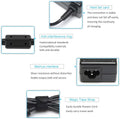 Laptop-Stromadapter Schwarz – Bild 2 | LuxeStyle