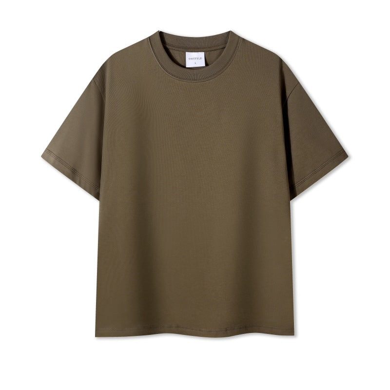 Einheitsfarbenes T-Shirt für Herren