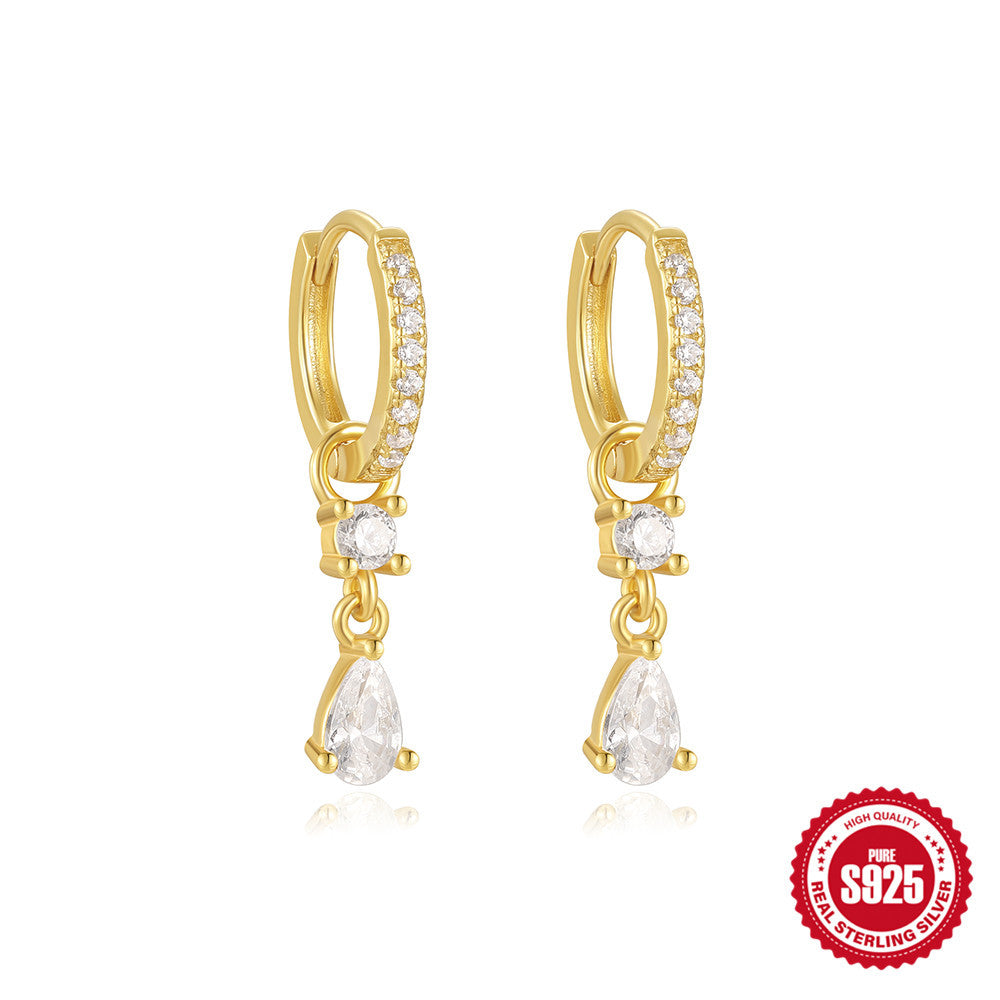 S925 Sterling Silber Kite-Ohrringe