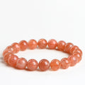 Armband Goldener Sonnenstein Orange-Rot