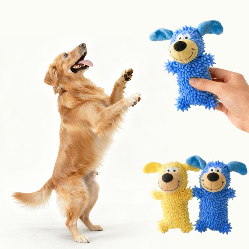 Quietschendes Zahnreinigungs-Hundespielzeug