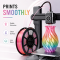 Seiden PLA Filament Regenbogen 1.75mm, 1kg