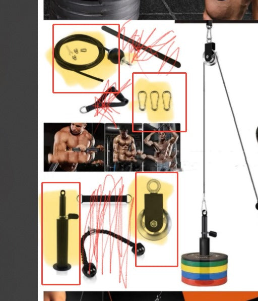 Fitness-Rollenzug-Set für Zuhause – Bild 3 | LuxeStyle