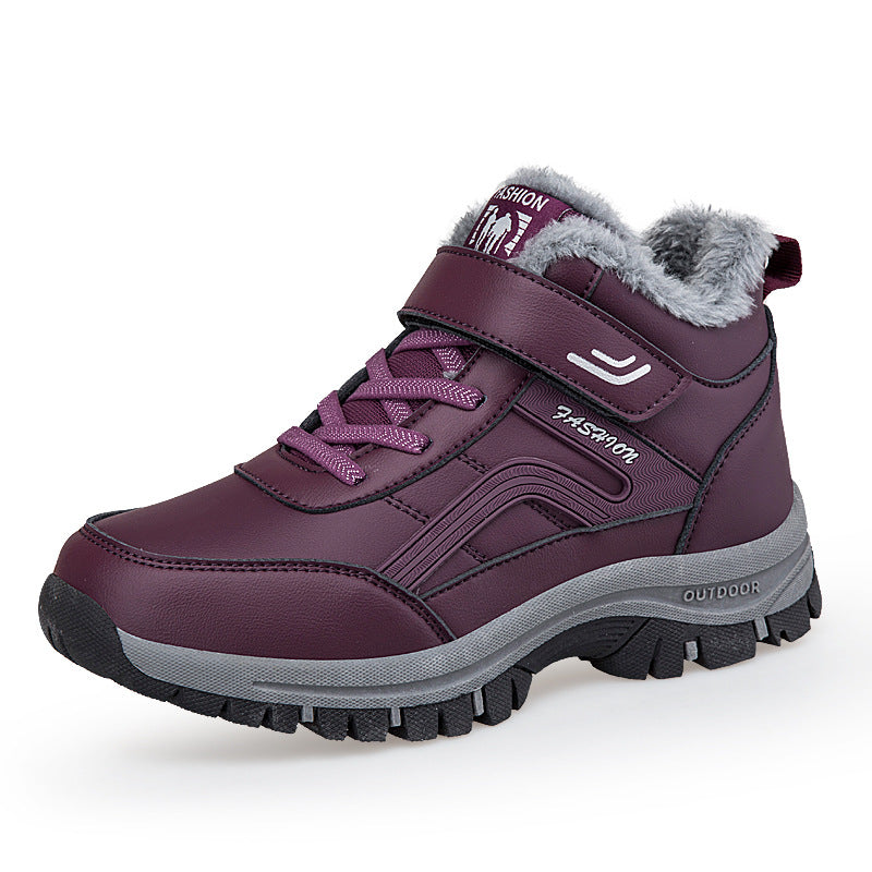 Warme, wasserdichte High-Top Winterschuhe für Damen