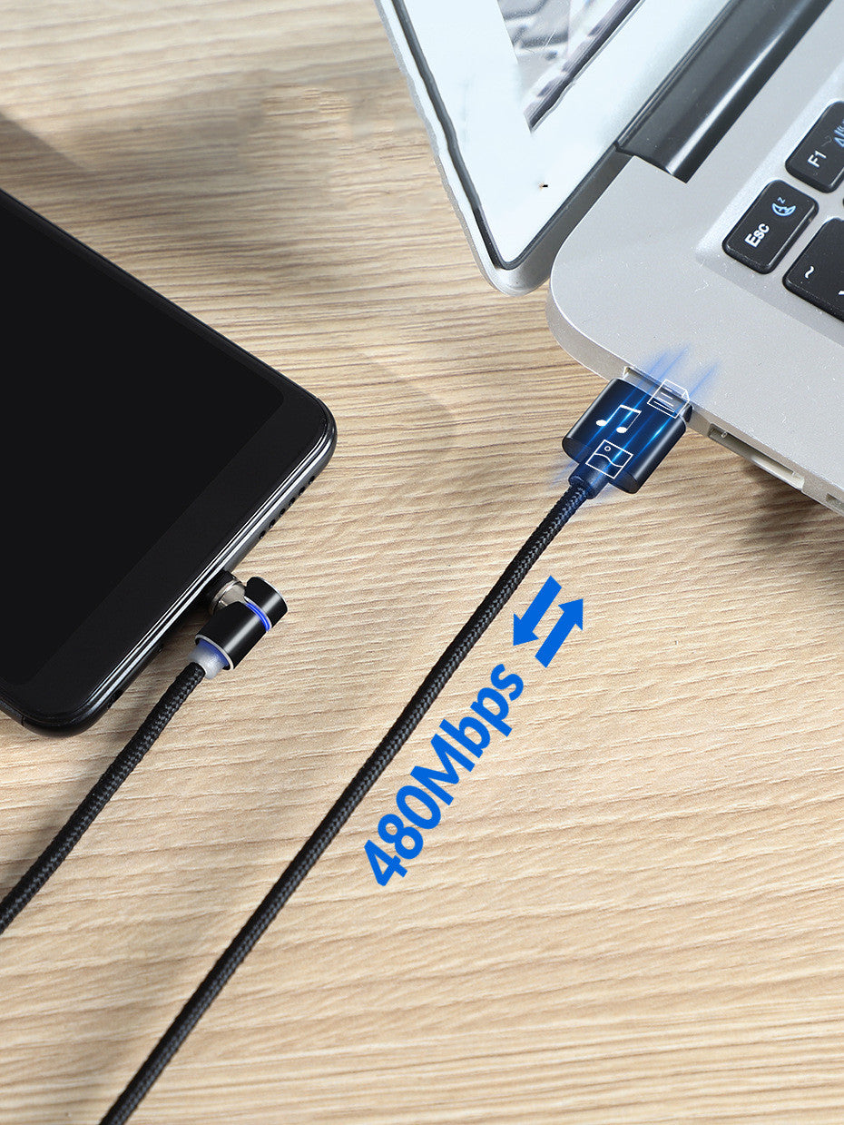 Magnetisches LED-Ladekabel für USB-C & iPhone