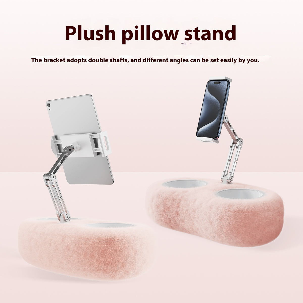 Plüsch Kissen Halterung für Handy & Tablet – Bild 4 | LuxeStyle