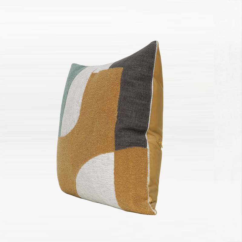 Quadratisches Kissen mit Stickerei | LuxeStyle