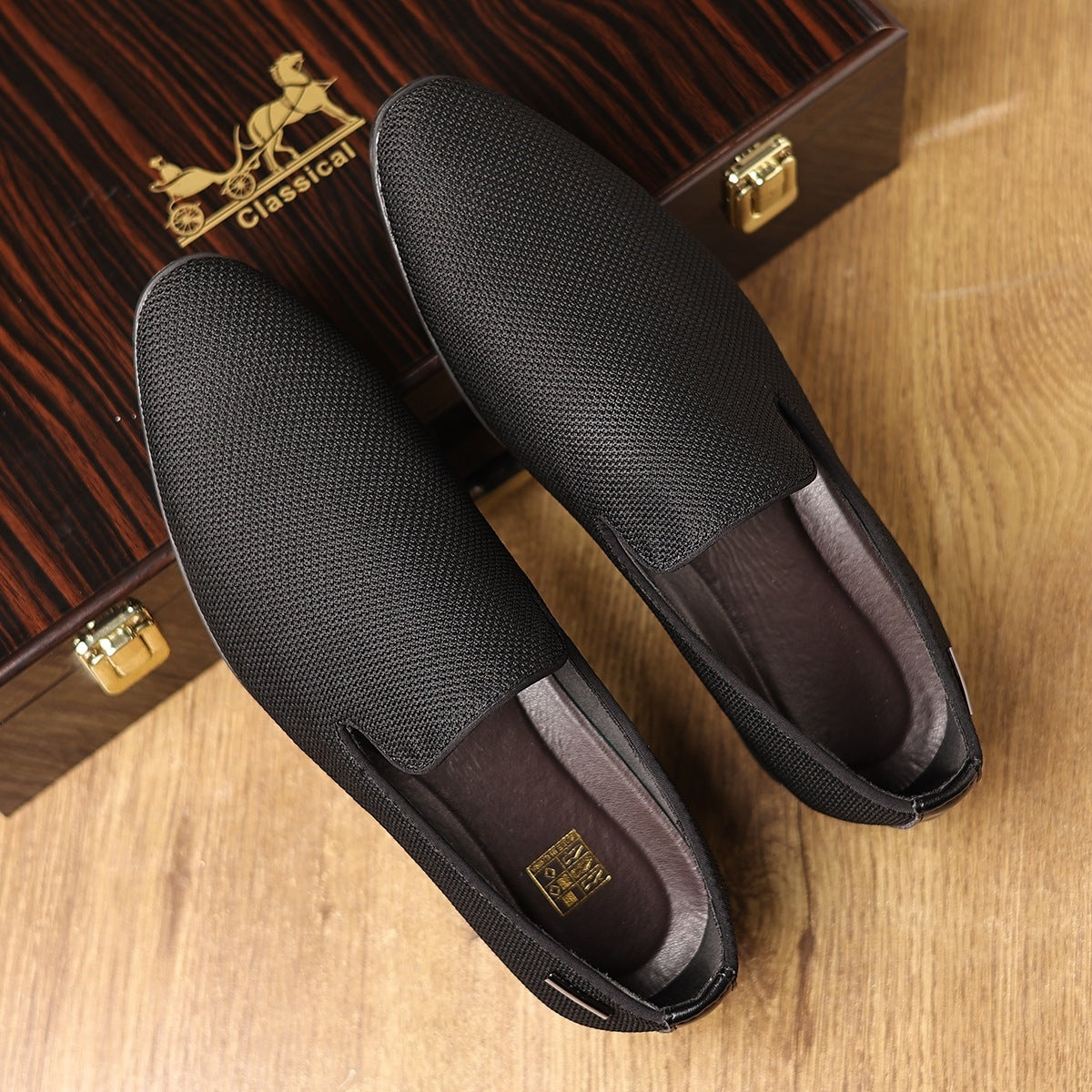 Legere Spitzschuh-Lederschuhe für Herren